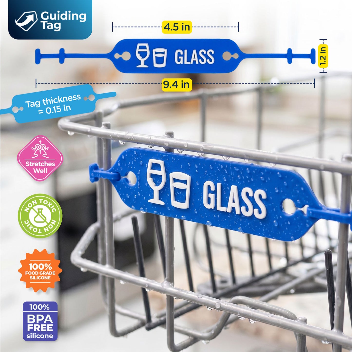 Dishwasher Loading Guide Signs for Kid Chores & Families